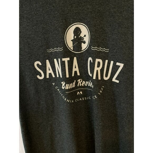 Gildan Santa Cruz 2016 Band Review Tee Pullover Crew Neck Size Small Unisex Blue - Picture 3 of 11